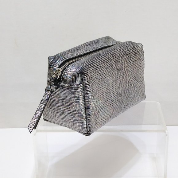 Cosmetic Bag Glitter Glimmer Date Night Bag Make-Up Bag Gently Used EUC - Picture 3 of 9